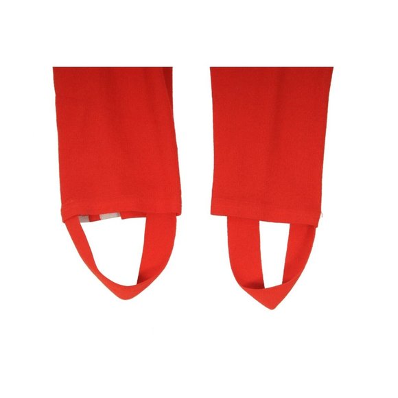 Isabel Marant Etoile Striped Stirrup Jogging Pants Size 42 Red Viscose Blend - Picture 8 of 9